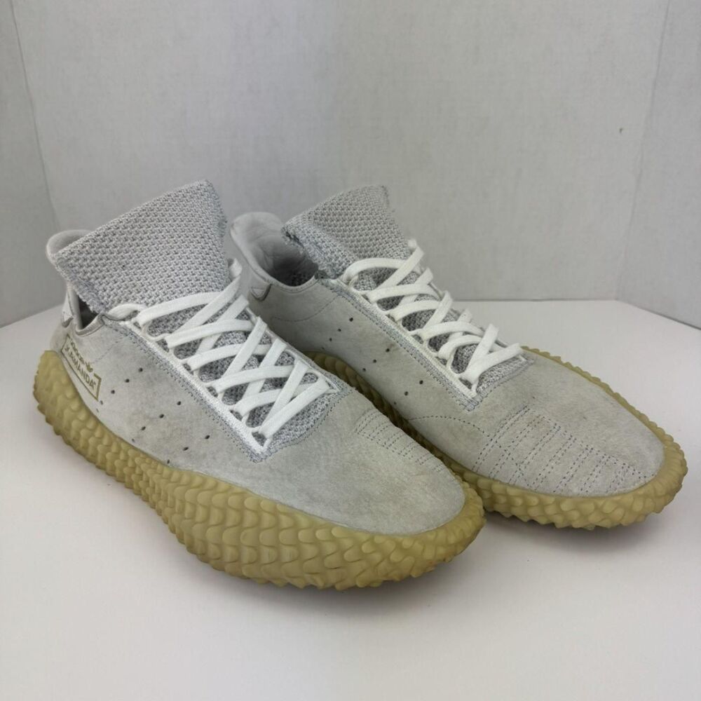 Adidas Kamanda Crystal White Suede Men’s Size 9.5 US Sneakers Shoes DB2778